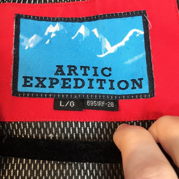 Artic expedition down fur trim winter outdoor coat - Picture 7 of 16